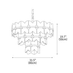 Alabaster Cloudscape Chandelier