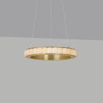 Alabaster Avalon Halo Chandelier