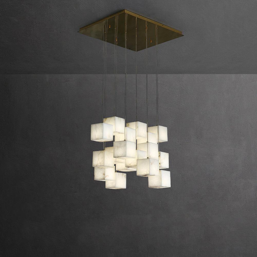 Alabaster Box Chandelier