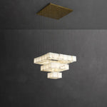 Alabaster Box Chandelier