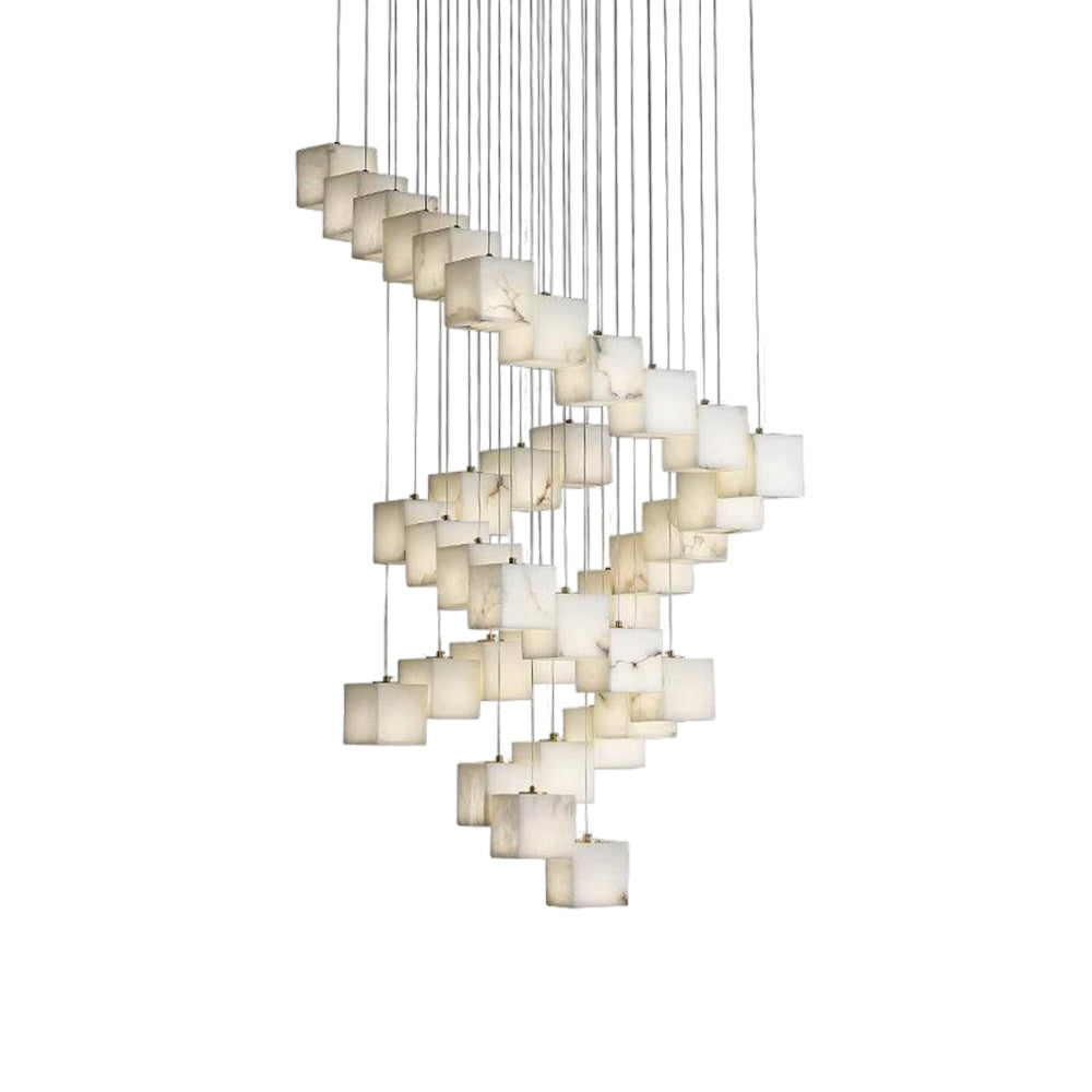 Alabaster Box Chandelier