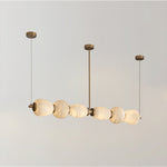 Alabaster Pebble Linear Chandelier