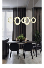 Alabaster Ring Pendant Light