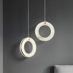 Alabaster Ring Pendant Light