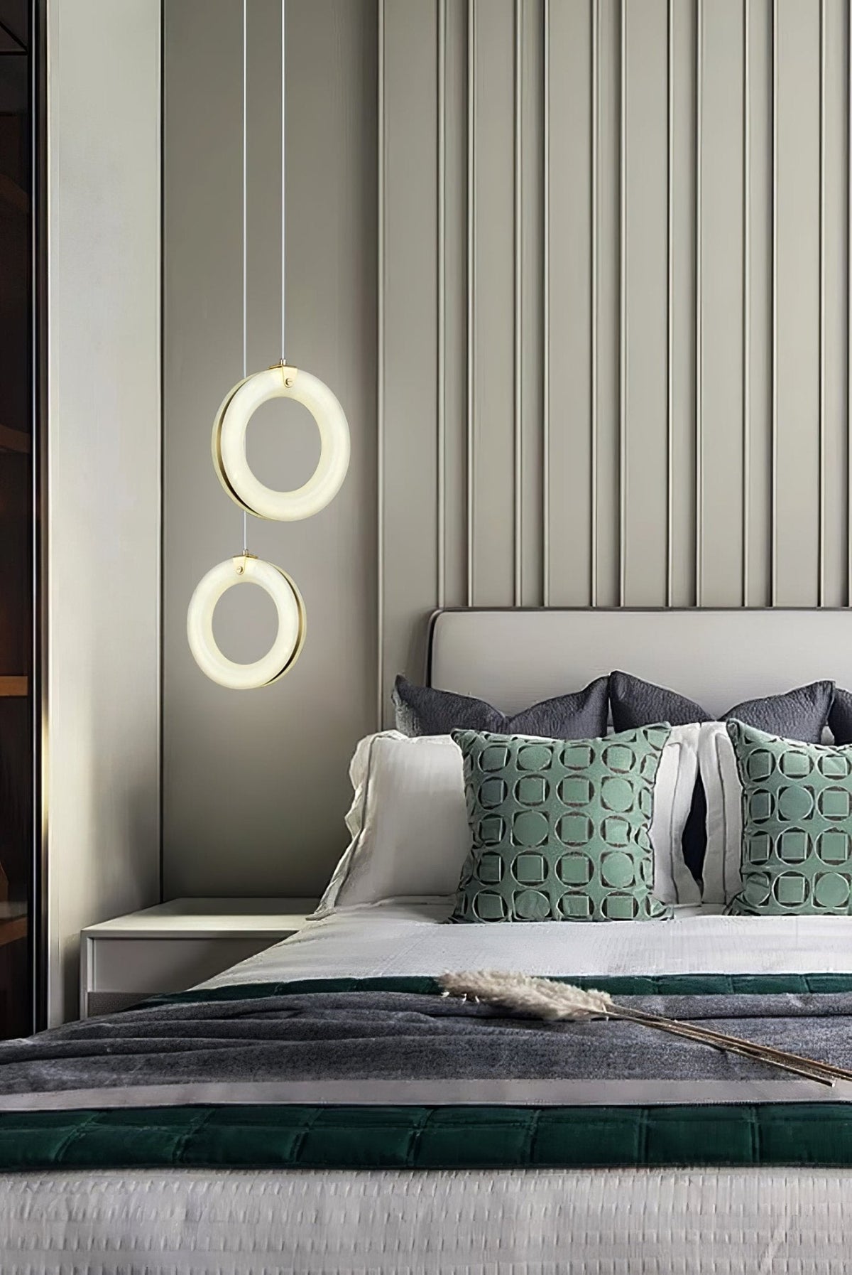 Alabaster Ring Pendant Light