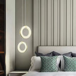 Alabaster Ring Pendant Light