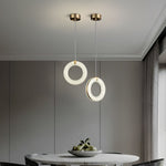 Alabaster Ring Pendant Light