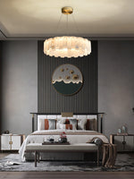 Alabaster Round Chandelier