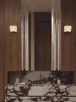 Alabaster Staircase Plug-in Wall Lamp