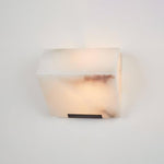 Alabaster Staircase Plug-in Wall Lamp