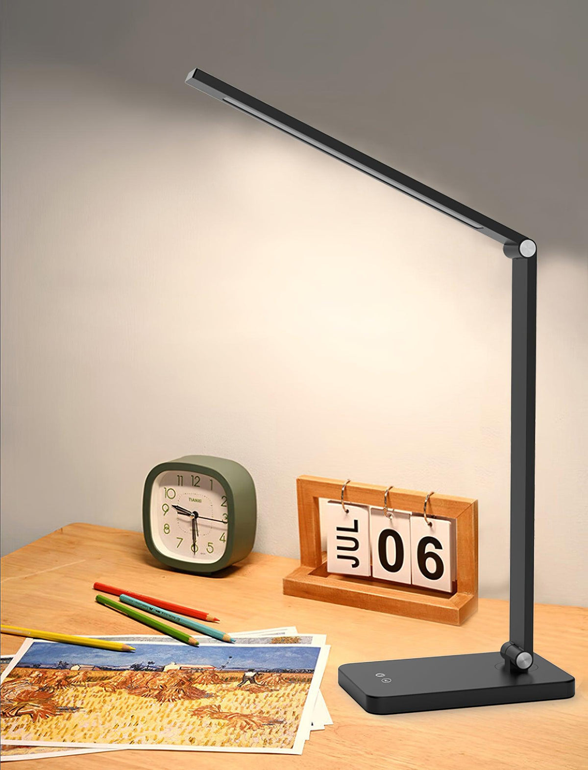 Aleris LED Desk Lamp with USB Built-in Battery 13"