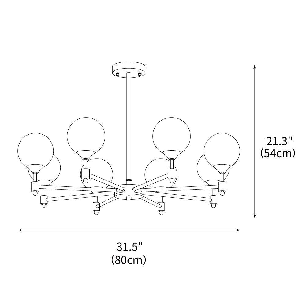 Alessio Globe Chandelier