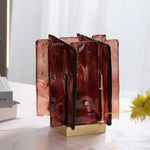 Amber Building Block Table Lamp