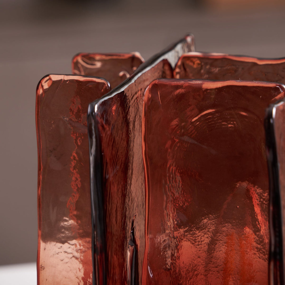 Amber Building Block Table Lamp