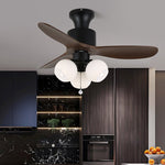 Amberglo Retro Ceiling Fan Light