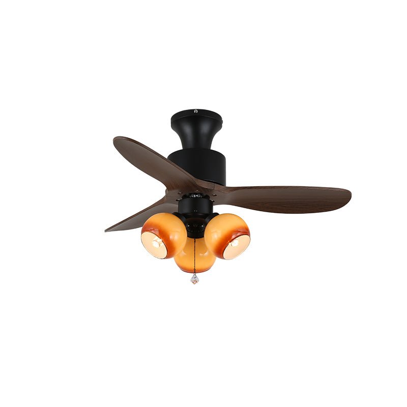Amberglo Retro Ceiling Fan Light