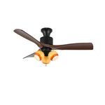 Amberglo Retro Ceiling Fan Light