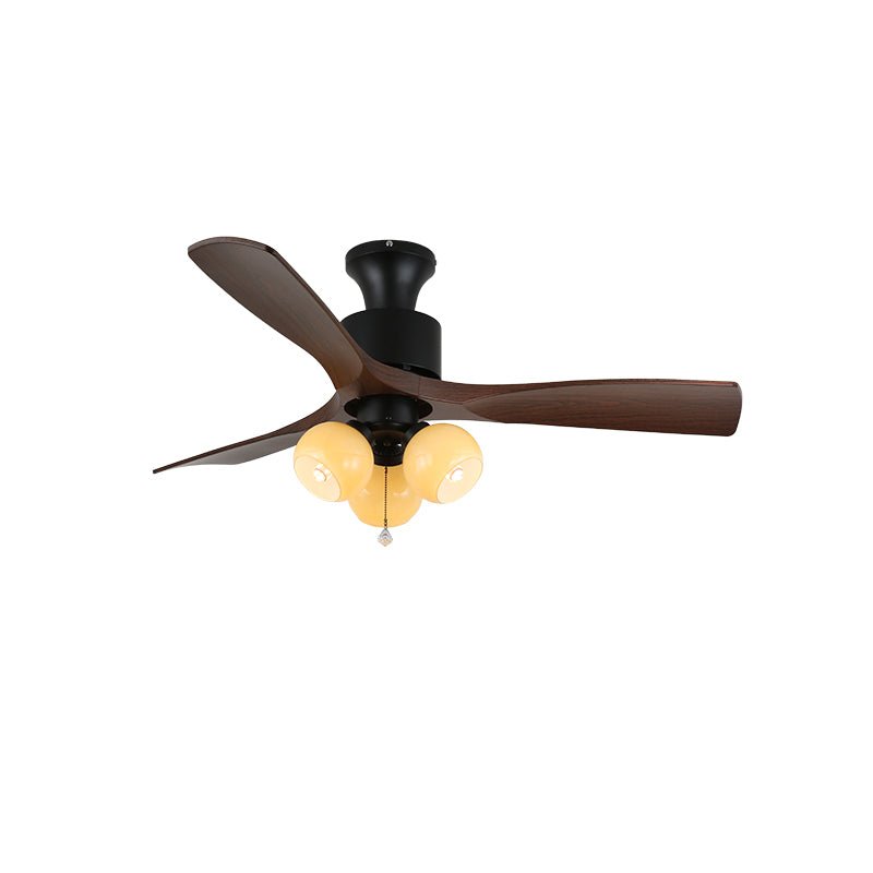 Amberglo Retro Ceiling Fan Light