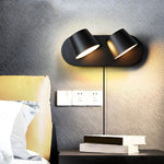 Angle Adjustable Plug-in Wall Lamp