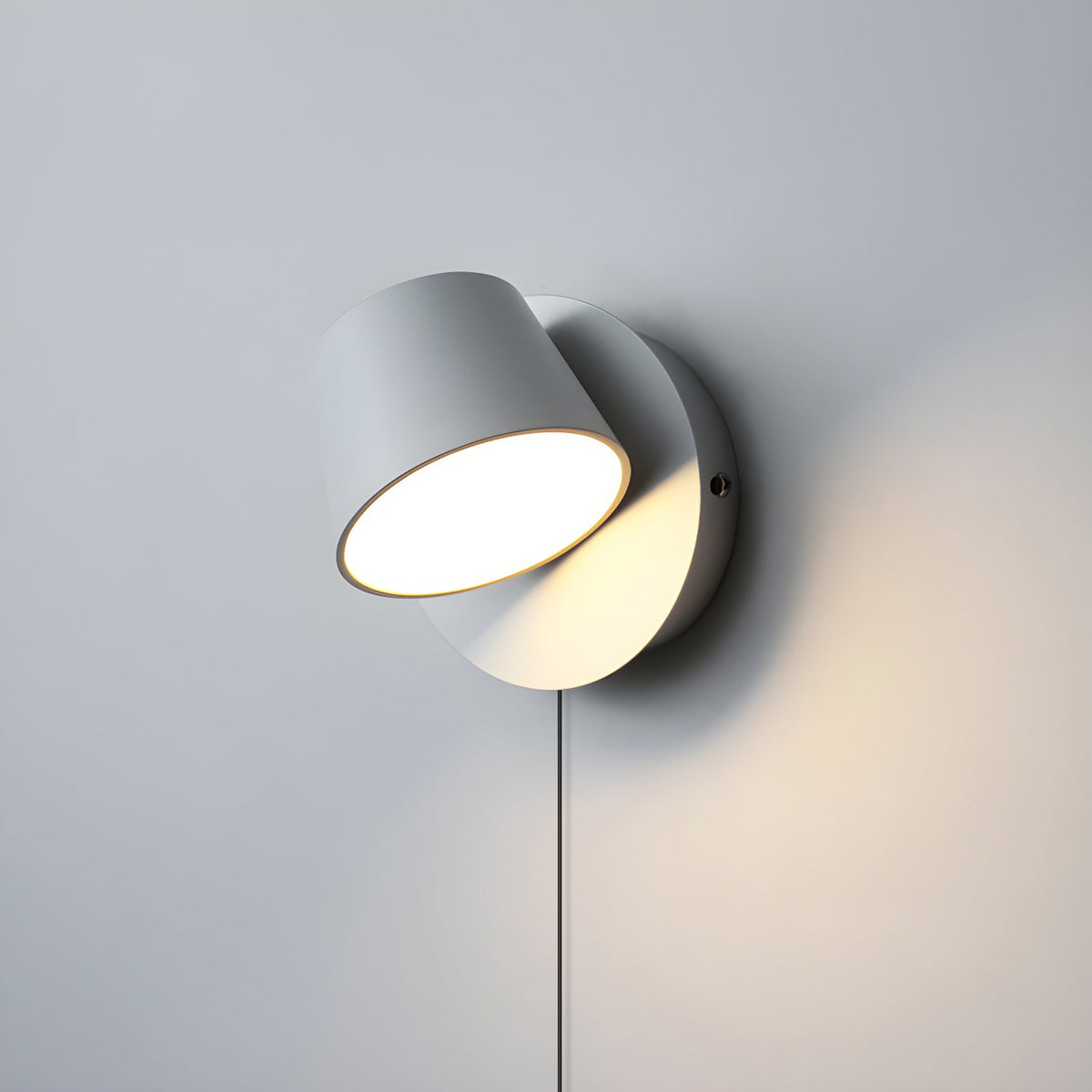 Angle Adjustable Plug-in Wall Lamp