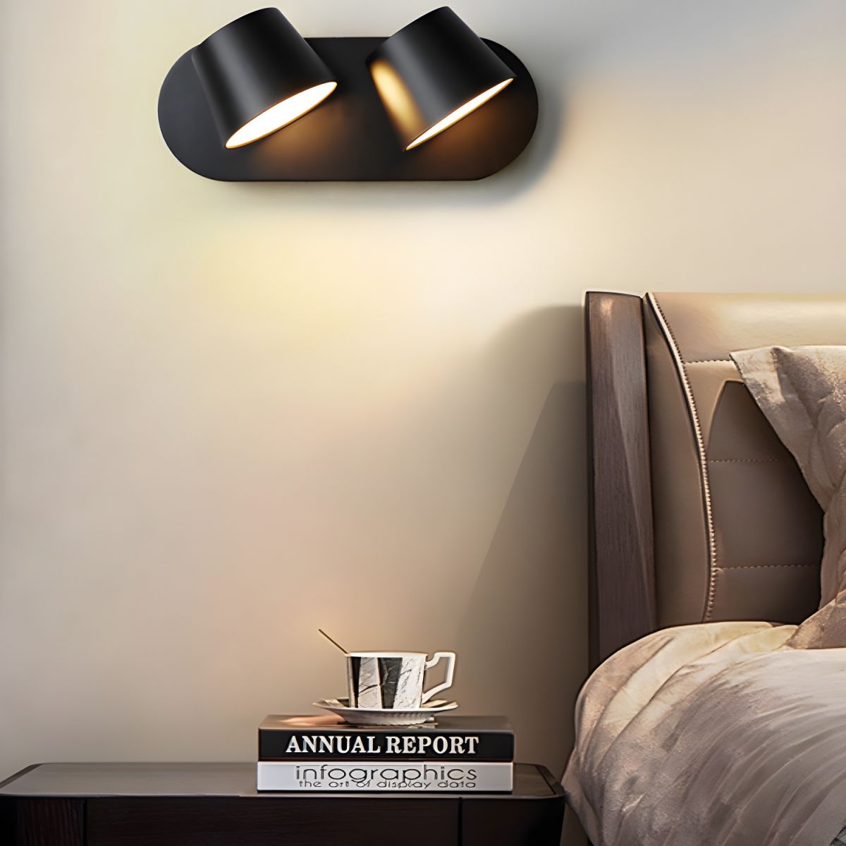Angle Adjustable Plug-in Wall Lamp