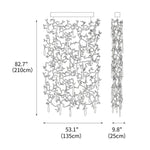 Aqua Window Chandelier