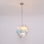 Aqua Blue Glass Murano Chandelier