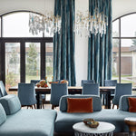 Aqua Empire Chandelier 43.3"