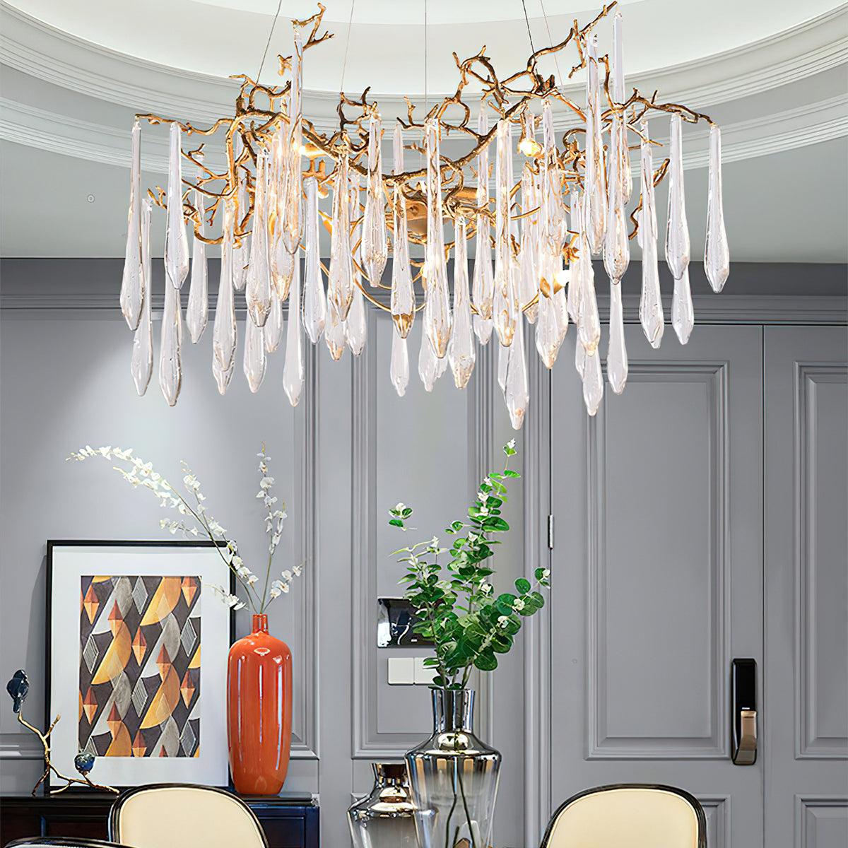 Aqua Empire Chandelier 43.3"
