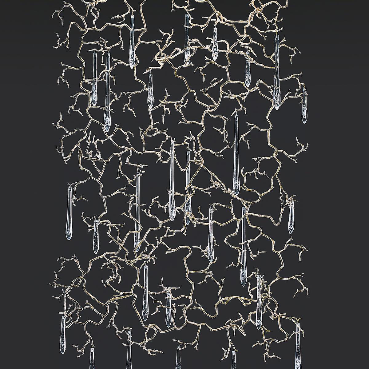 Aqua Window Chandelier