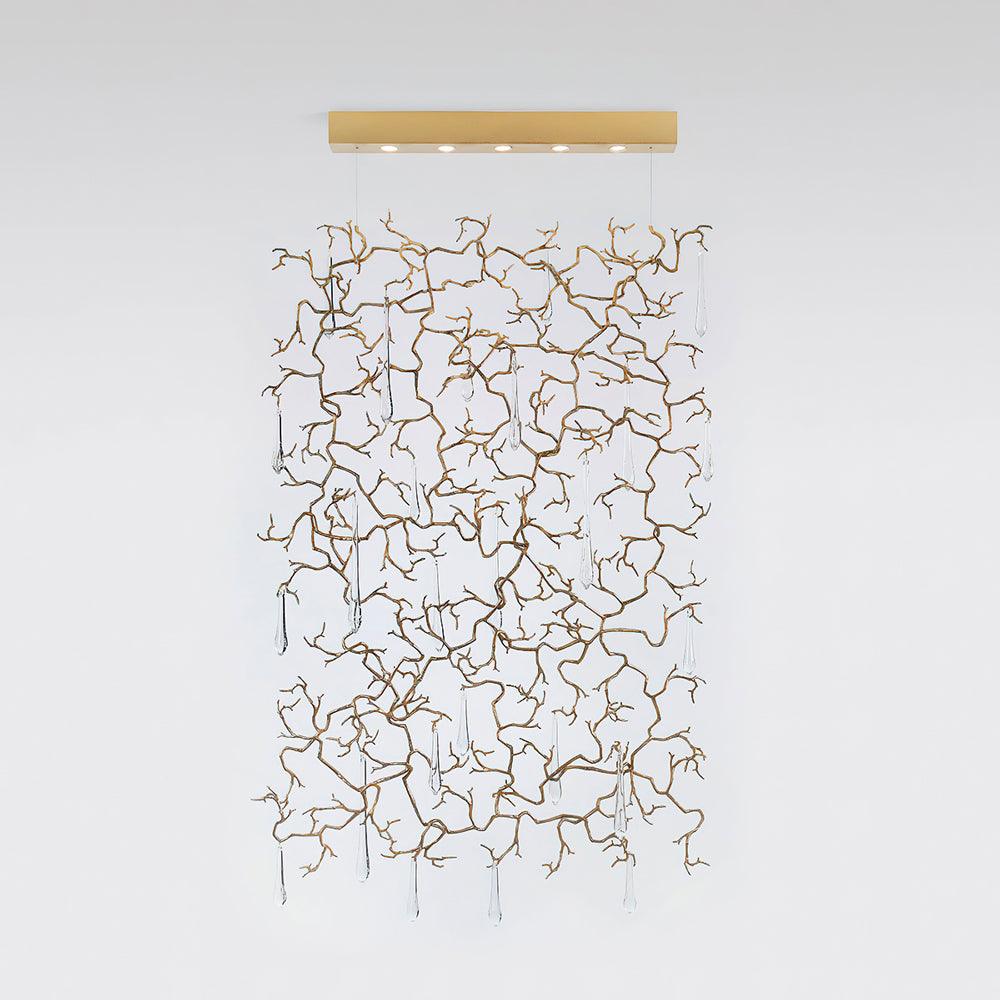 Aqua Window Chandelier