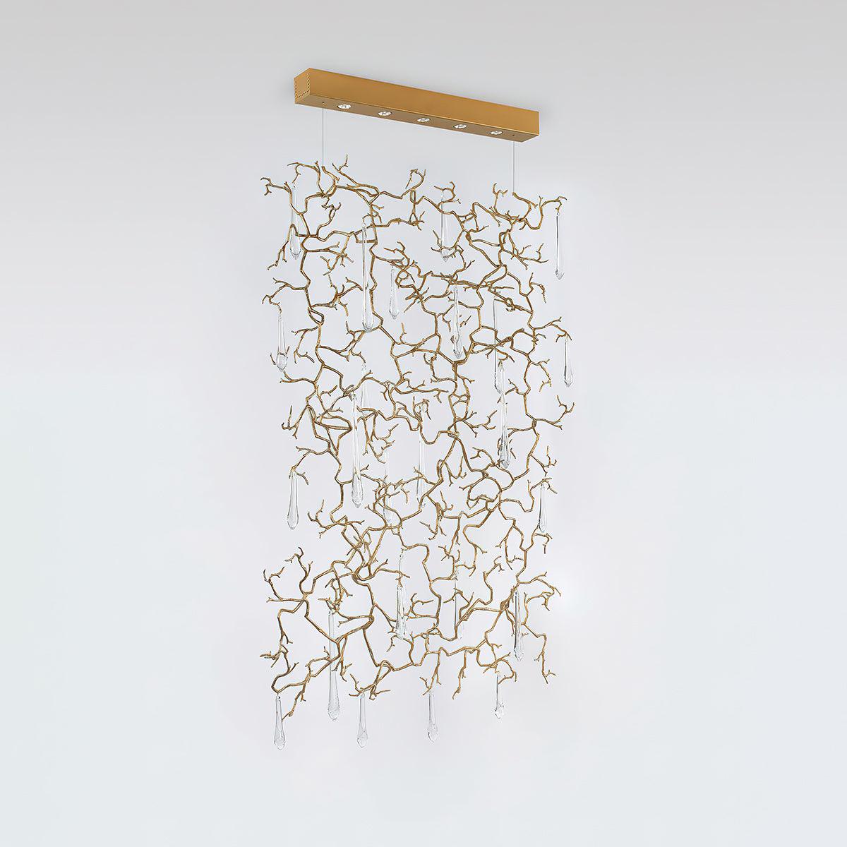 Aqua Window Chandelier