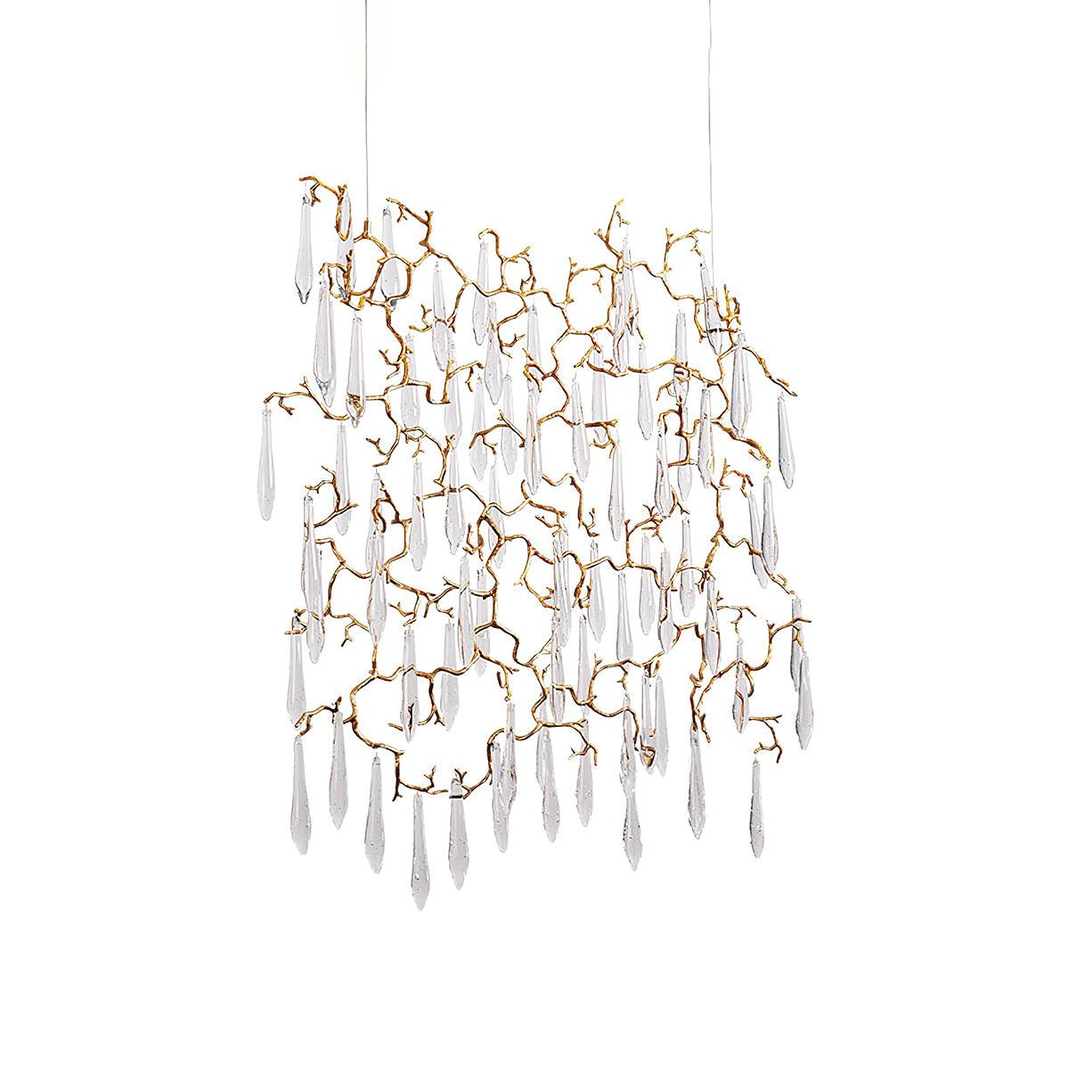 Aqua Window Chandelier