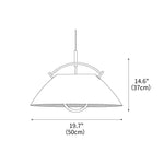 Arc Light Pendant Lamp 19.7"