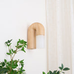 Arcus Wood Wall Lamp 7.1"