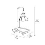Argand Table Lamp 7.5"
