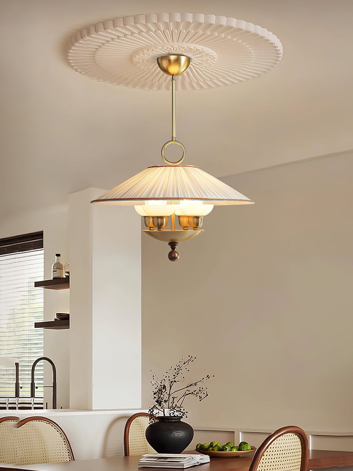 Arlena Pleated Shade Pendant Light