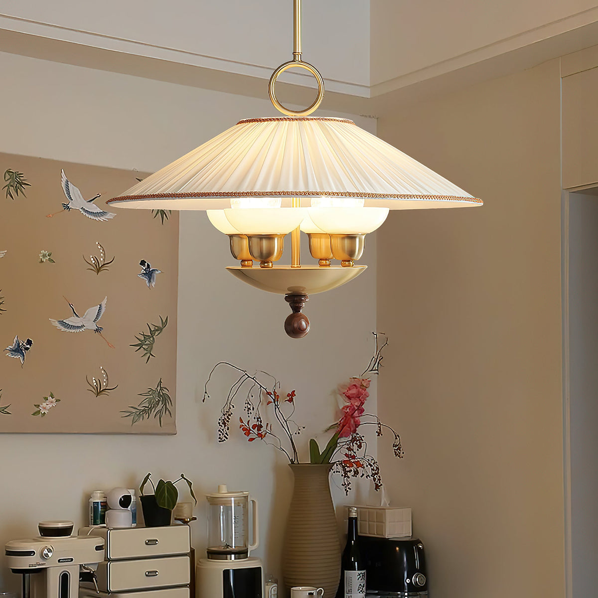 Arlena Pleated Shade Pendant Light