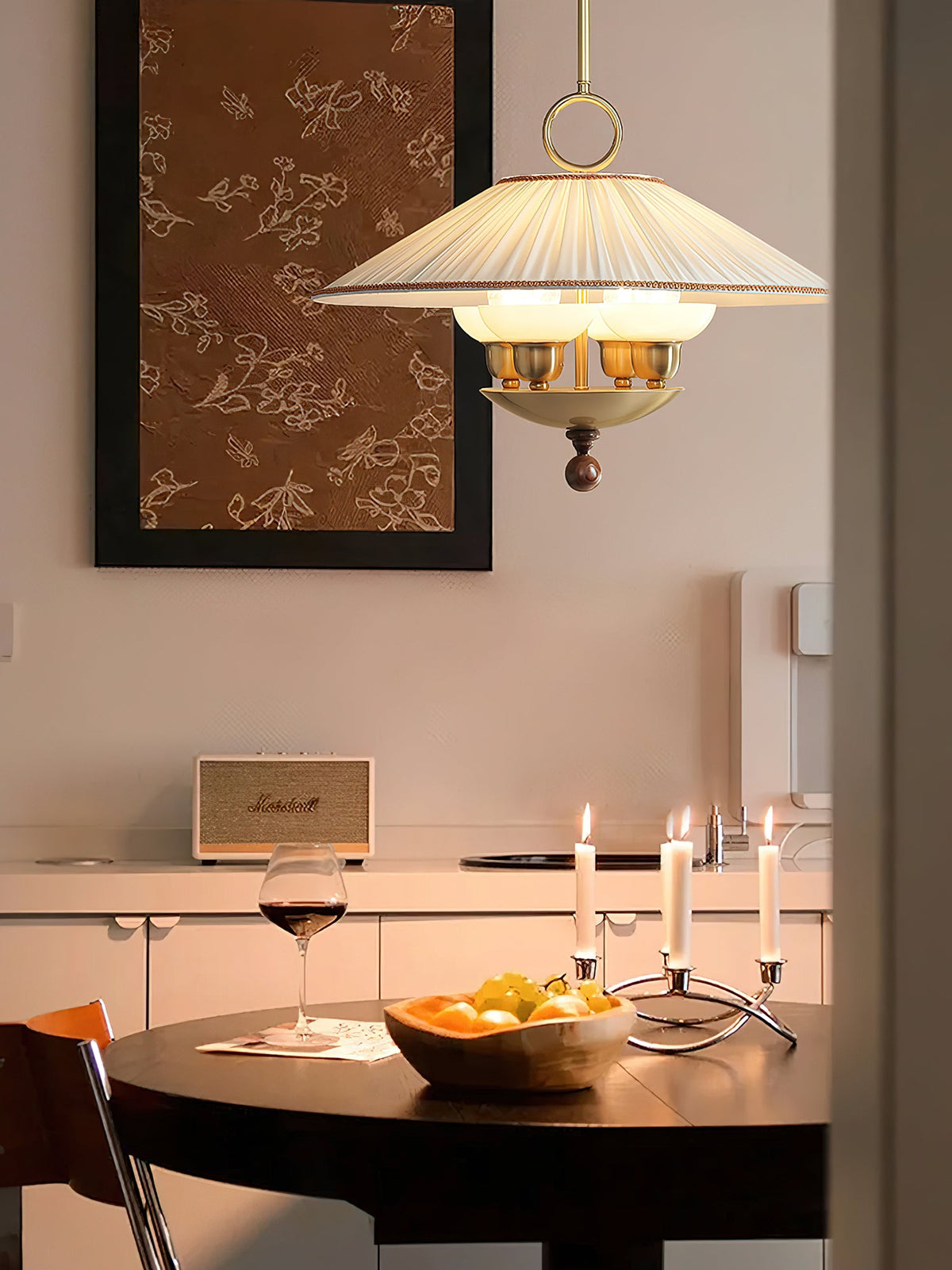 Arlena Pleated Shade Pendant Light