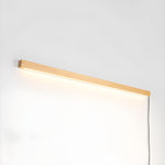 Arlo Linear Wood Plug-in Wall Light