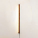 Arlo Linear Wood Plug-in Wall Light