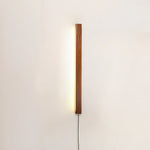 Arlo Linear Wood Plug-in Wall Light