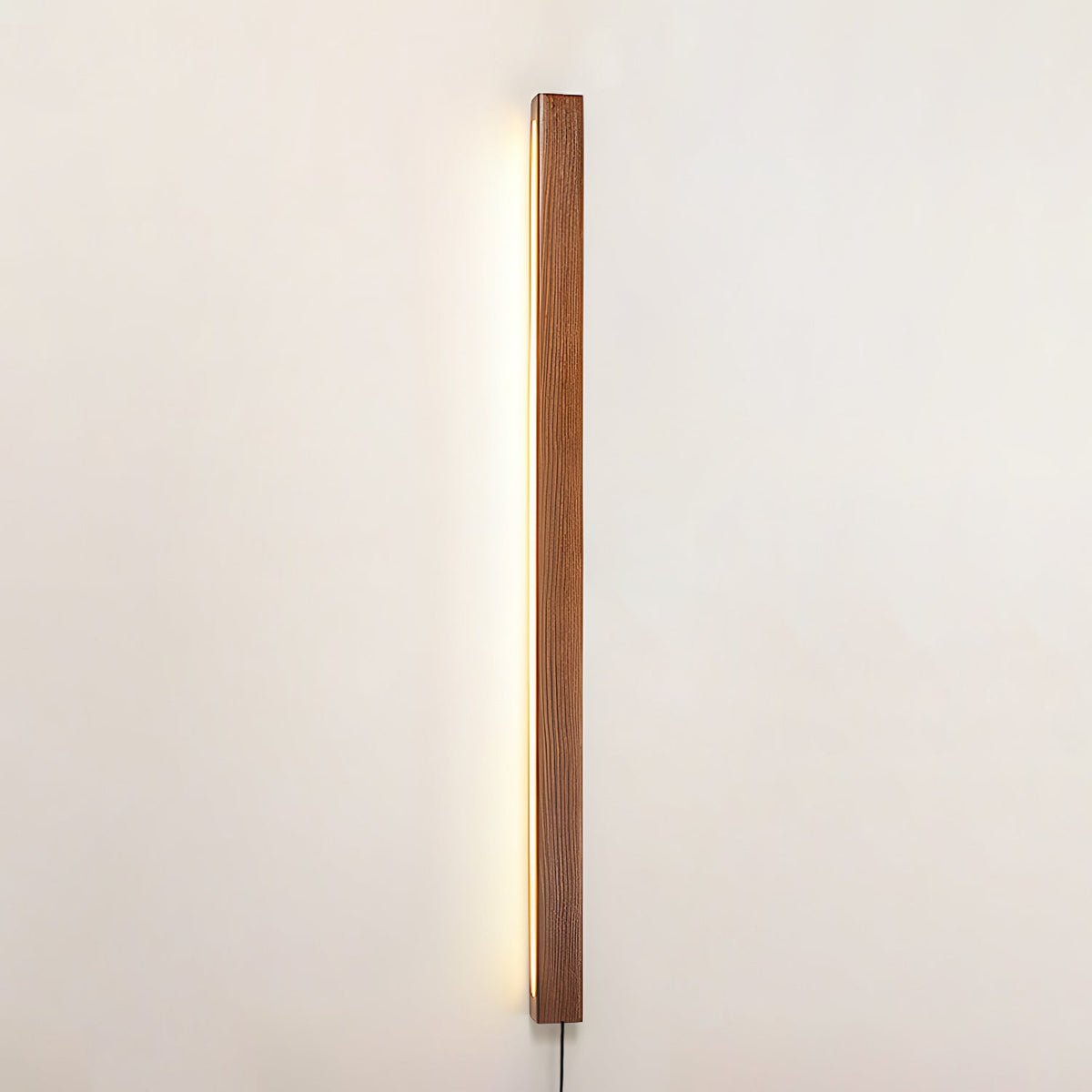 Arlo Linear Wood Plug-in Wall Light