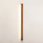 Arlo Linear Wood Plug-in Wall Light