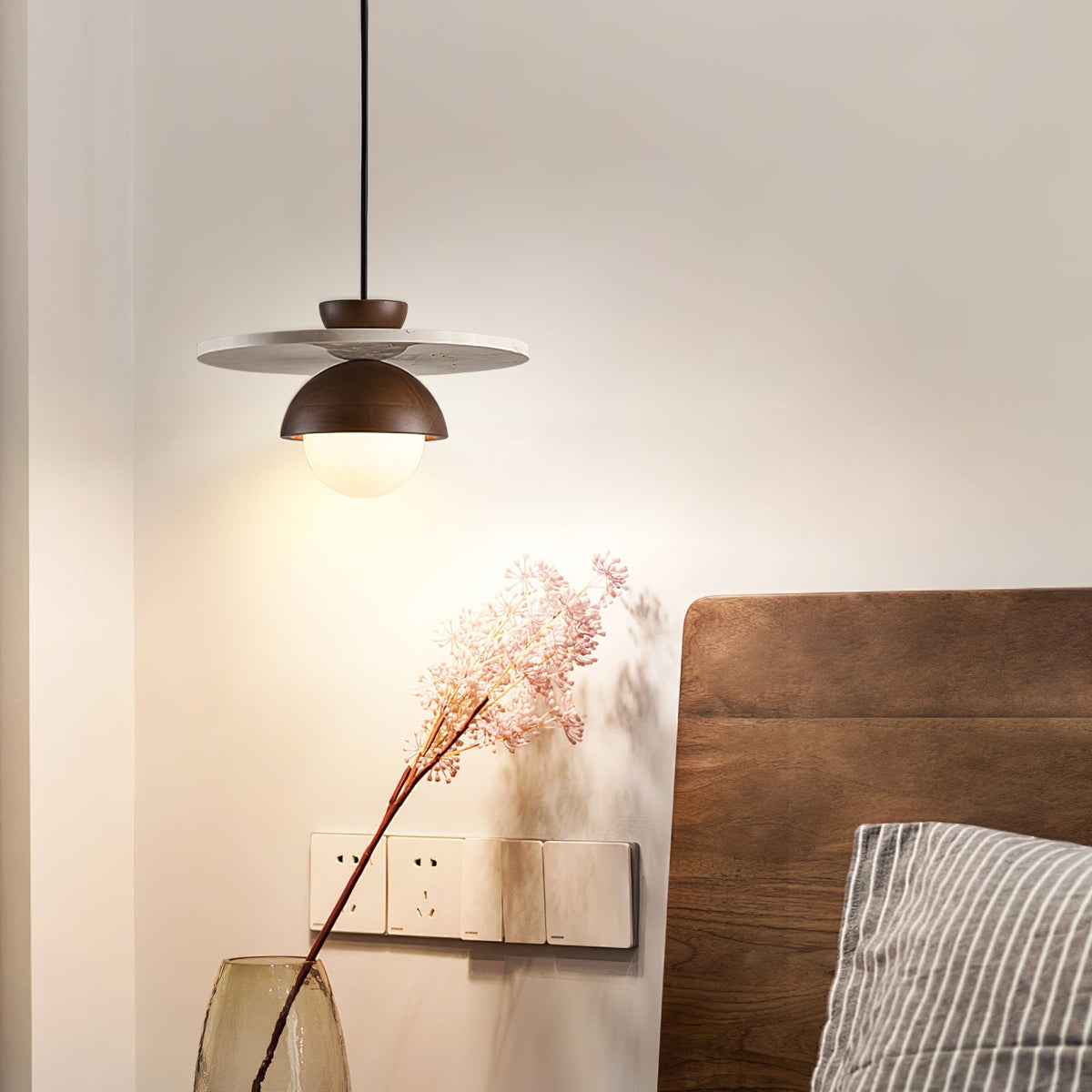 Arlo Travertine Pendant Light