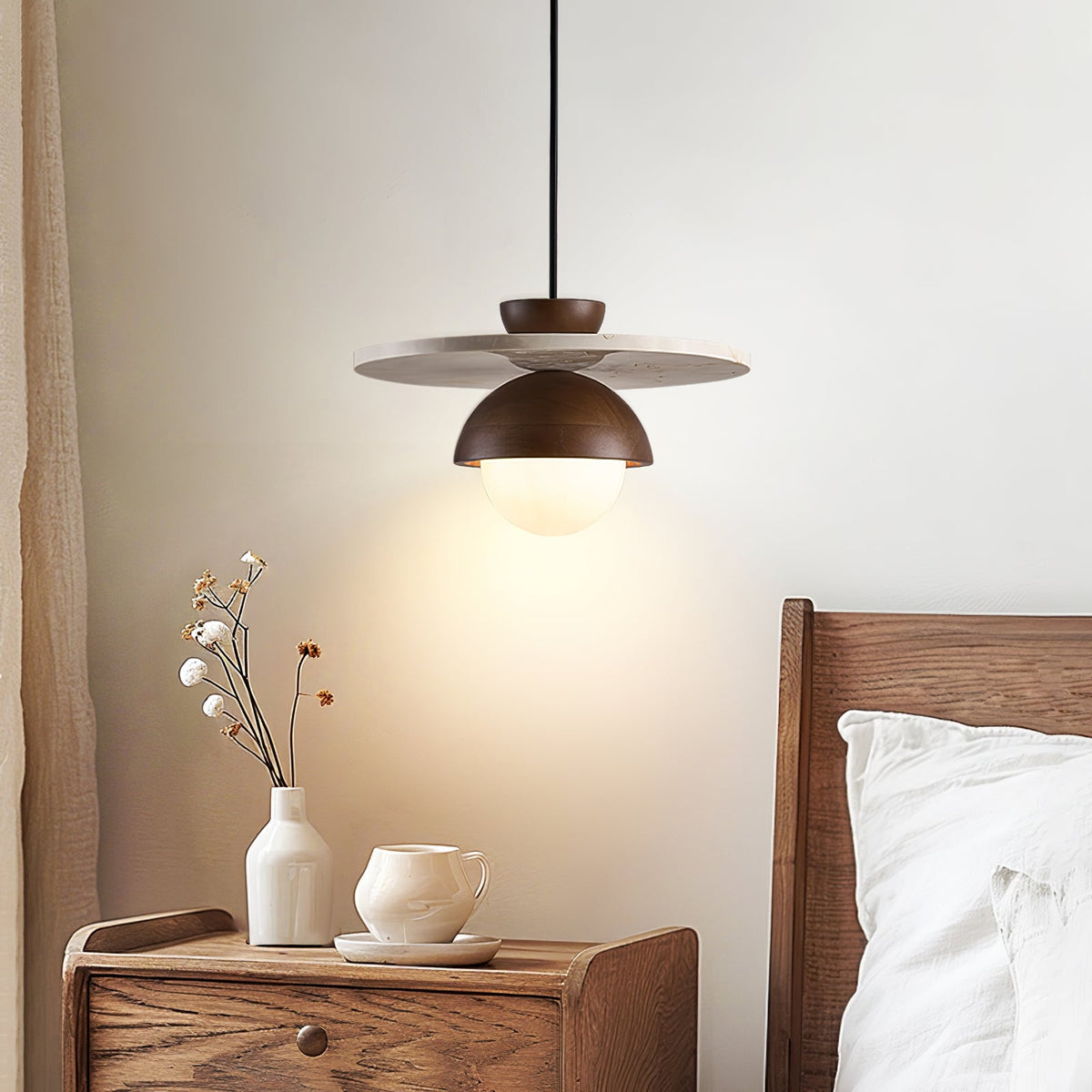 Arlo Travertine Pendant Light