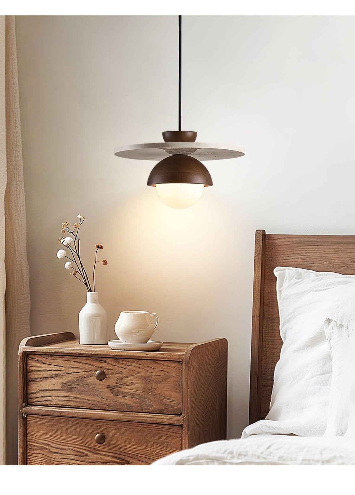Arlo Travertine Pendant Light