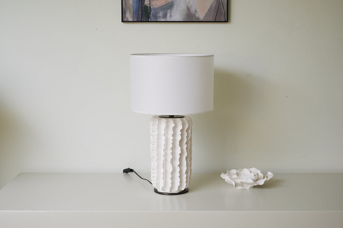 Arroyo Sculpted Ceramic Table Lamp