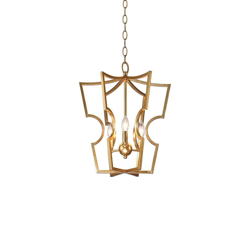 Art Deco Crest Pendant Light