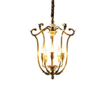 Art Deco Crest Pendant Light